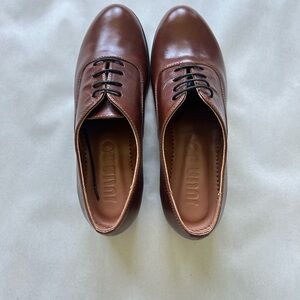 Julia Bo leather brown dress shoes